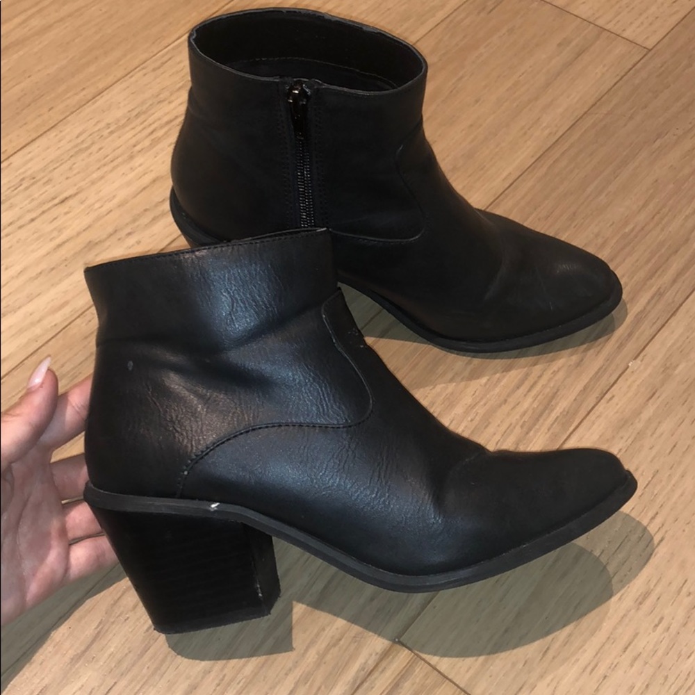 Black Ankle Booties